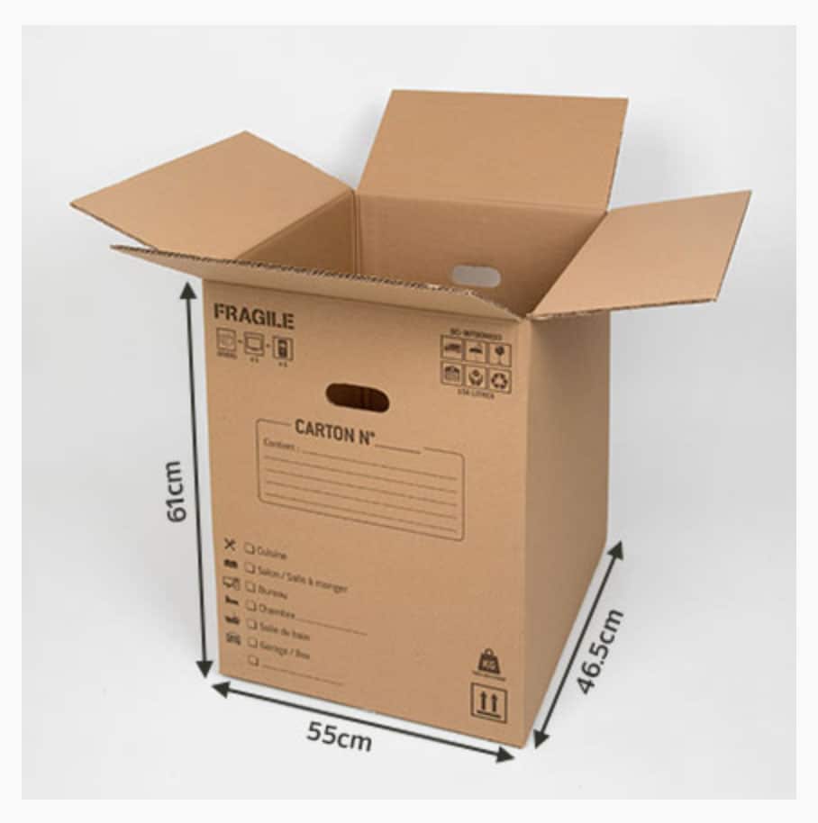Carton livre : acheter gros cartons de déménagement solides pour livres
